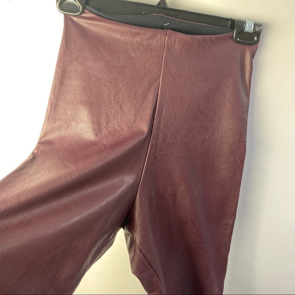 Commando Control faux leather leggings burgundy - Picture 4 of 6